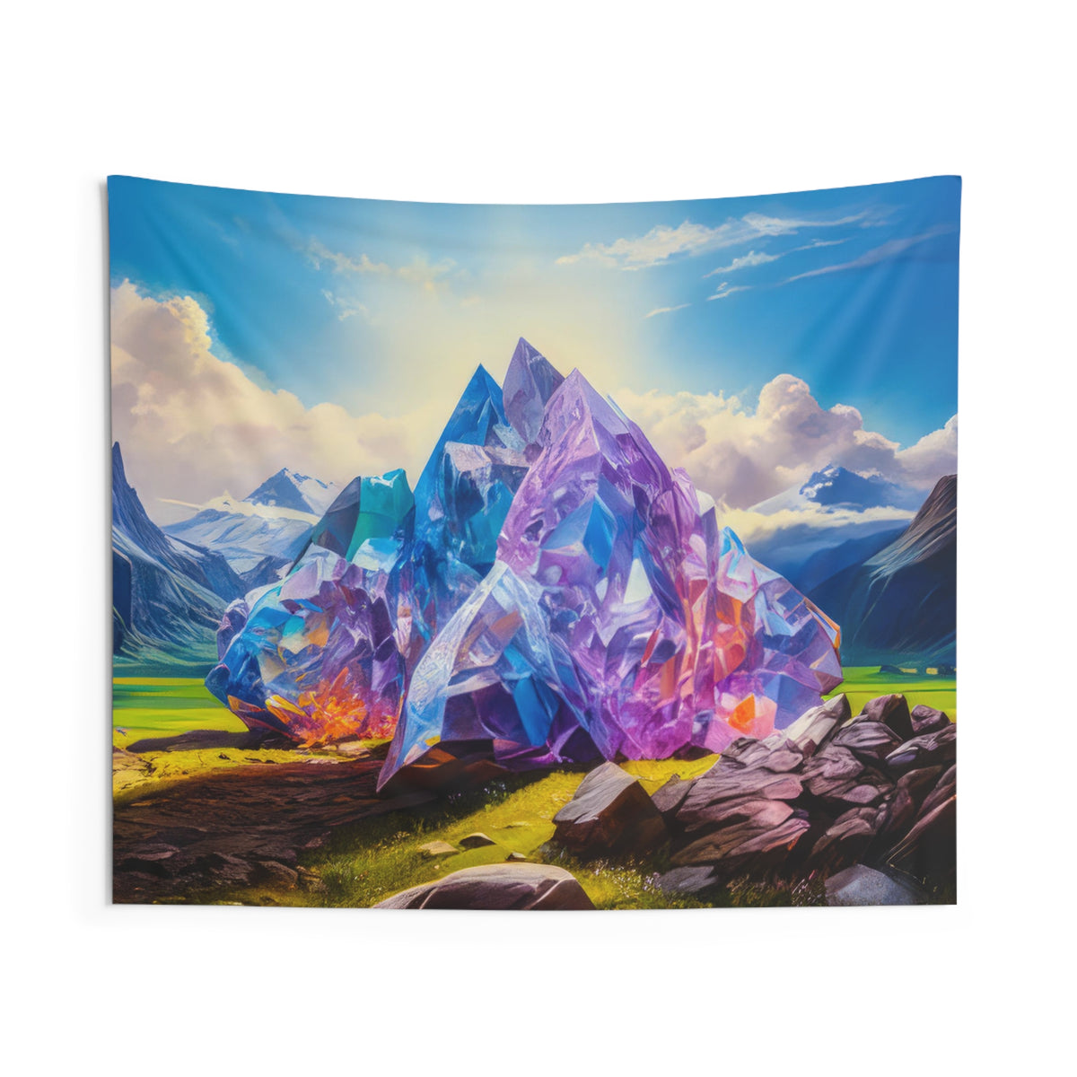 Radiant Rock of Wisdom Tapestry.