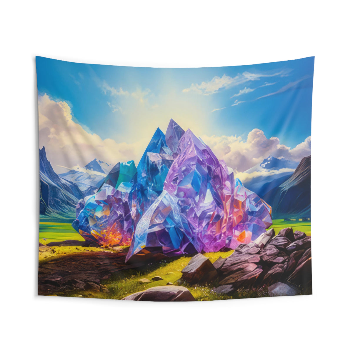 Radiant Rock of Wisdom Tapestry.