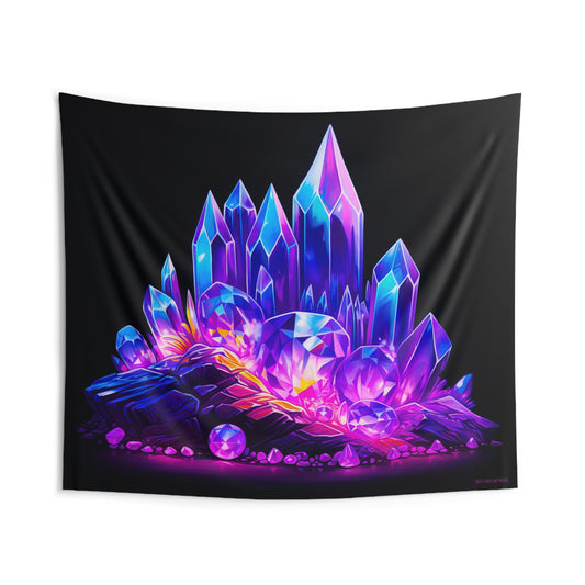 Fluoro adventure Tapestry