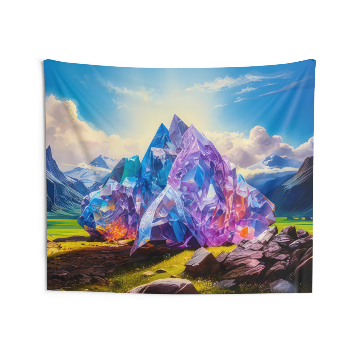 Radiant Rock of Wisdom Tapestry.