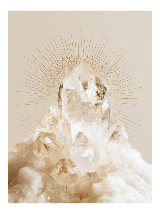 Radiant Quartz wall art print, full artwork