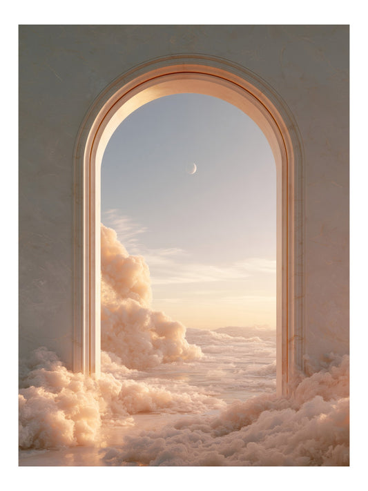 Arch of Clouds wall art print, full artwork