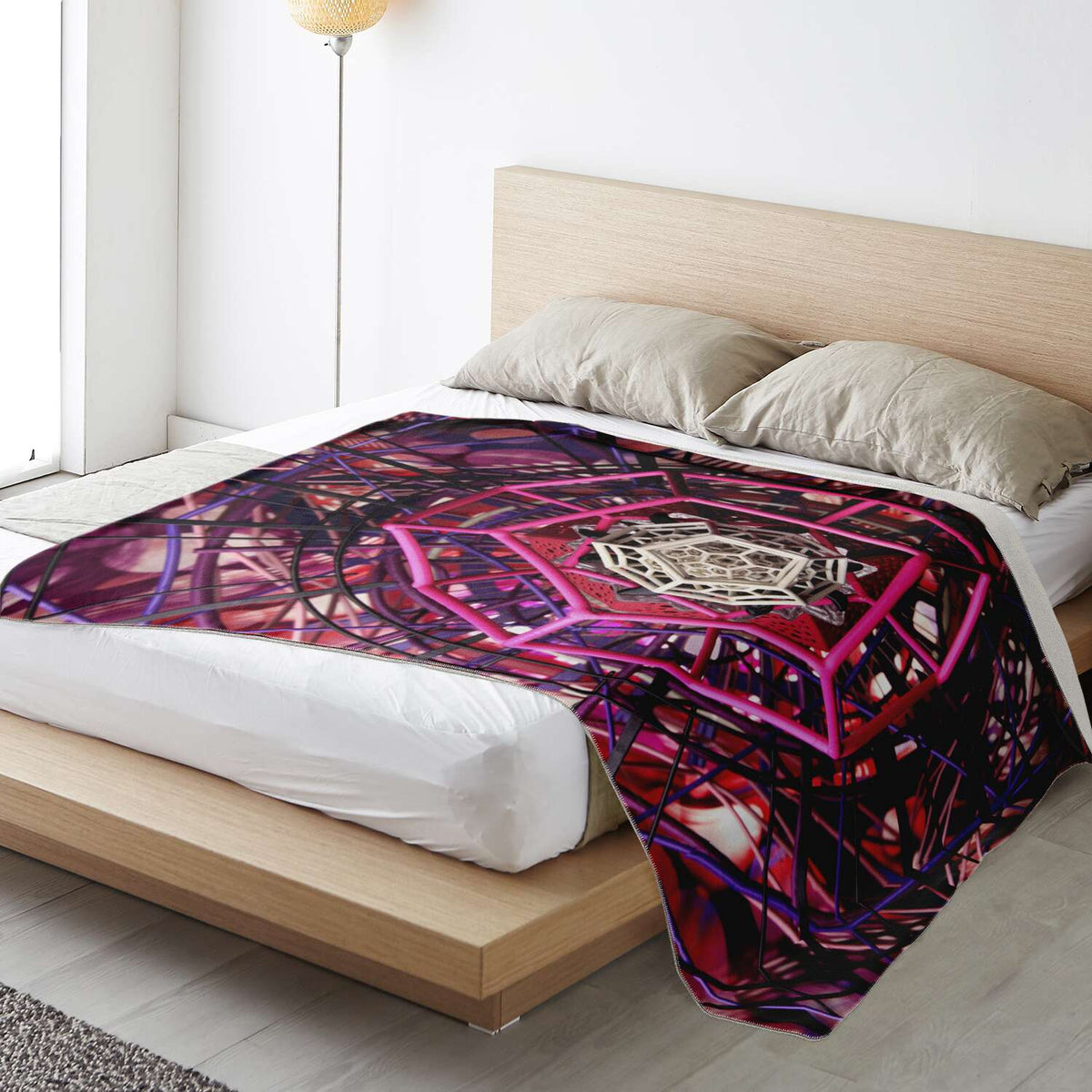 Pinktagon - Premium Throw Blanket - By Light Wizard