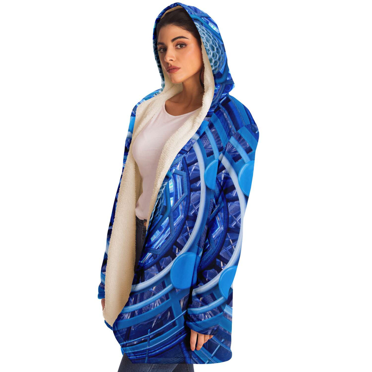 6d Model - Hooded Fleece Cloak - By Light Wizard