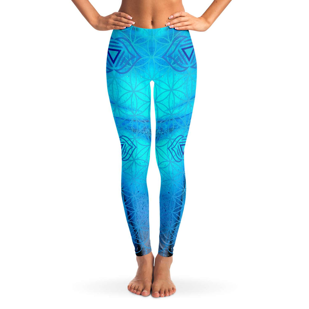 Third Eye Labradorite Crystal Leggings - By Jester Featherman