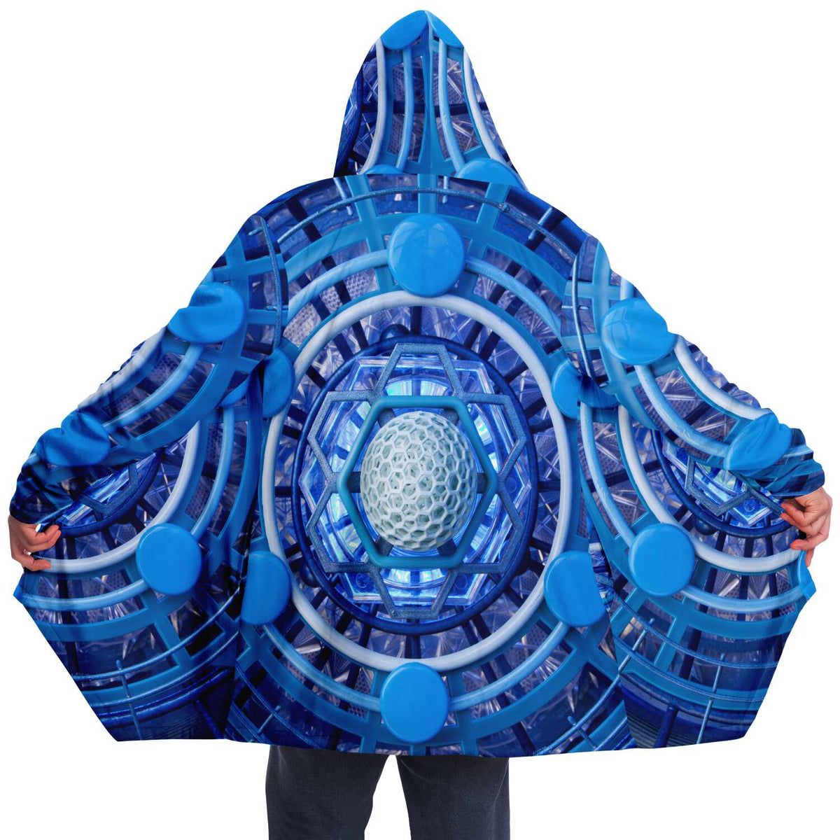 6d Model - Hooded Fleece Cloak - By Light Wizard