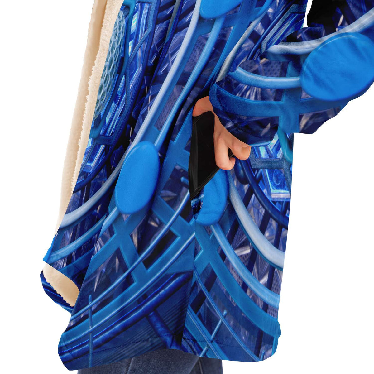 6d Model - Hooded Fleece Cloak - By Light Wizard