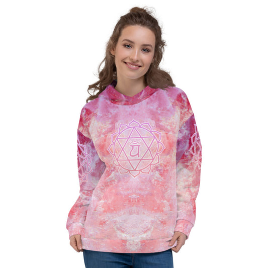Rose quartz Love -Unisex Hoodie - By Jester Featherman