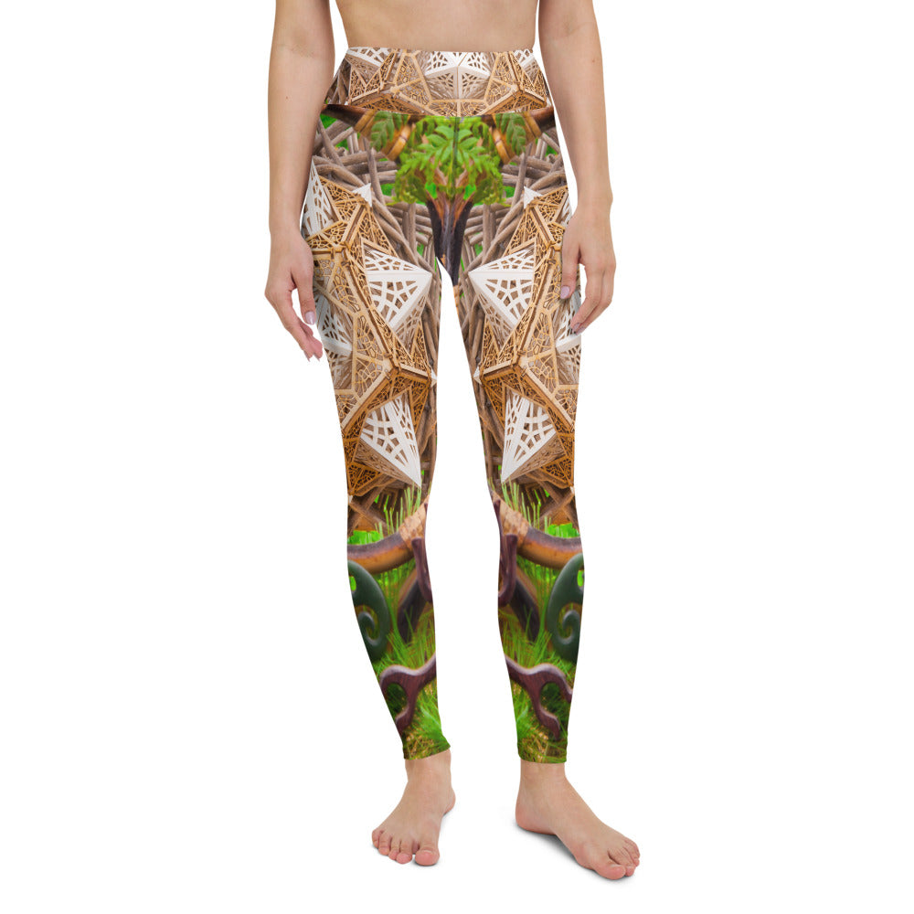 Earth Dragon - Yoga Leggings - By Light Wizard