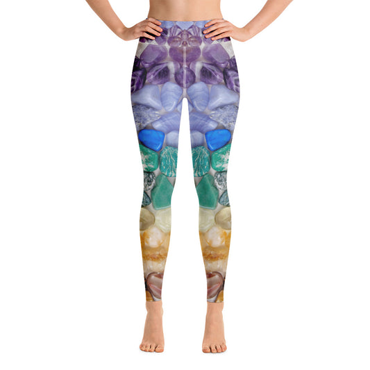 Tumbled stones - Yoga Leggings - By Jester Featherman