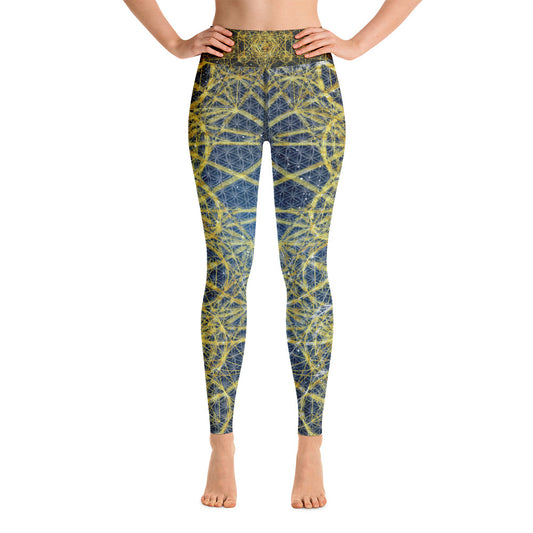 Metatrons golden universe - Yoga Leggings