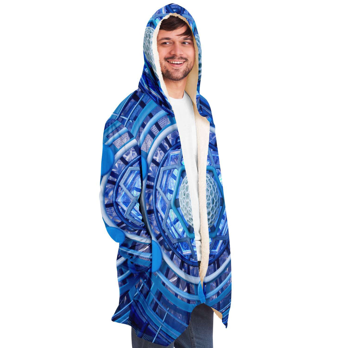 6d Model - Hooded Fleece Cloak - By Light Wizard