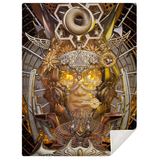 Open Ancient Eyes - Blanket - By Light Wizard