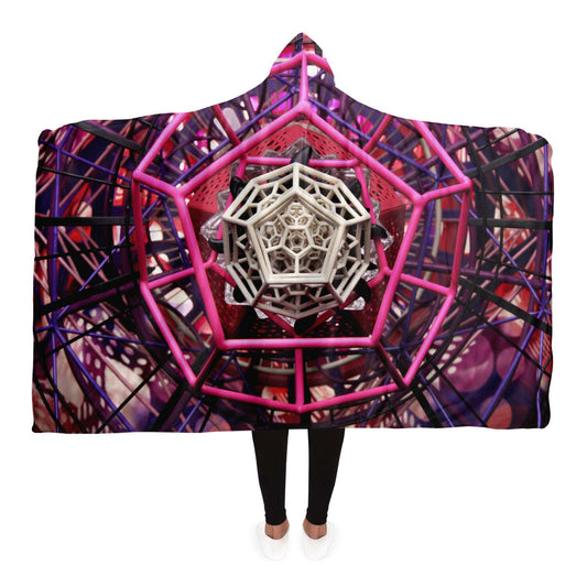 Pinktagon - Hooded Blanket - By Light Wizard
