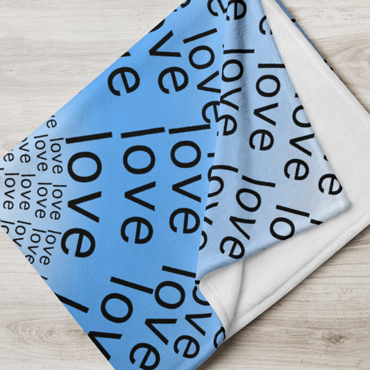 Nice Love Vibes Throw Blanket